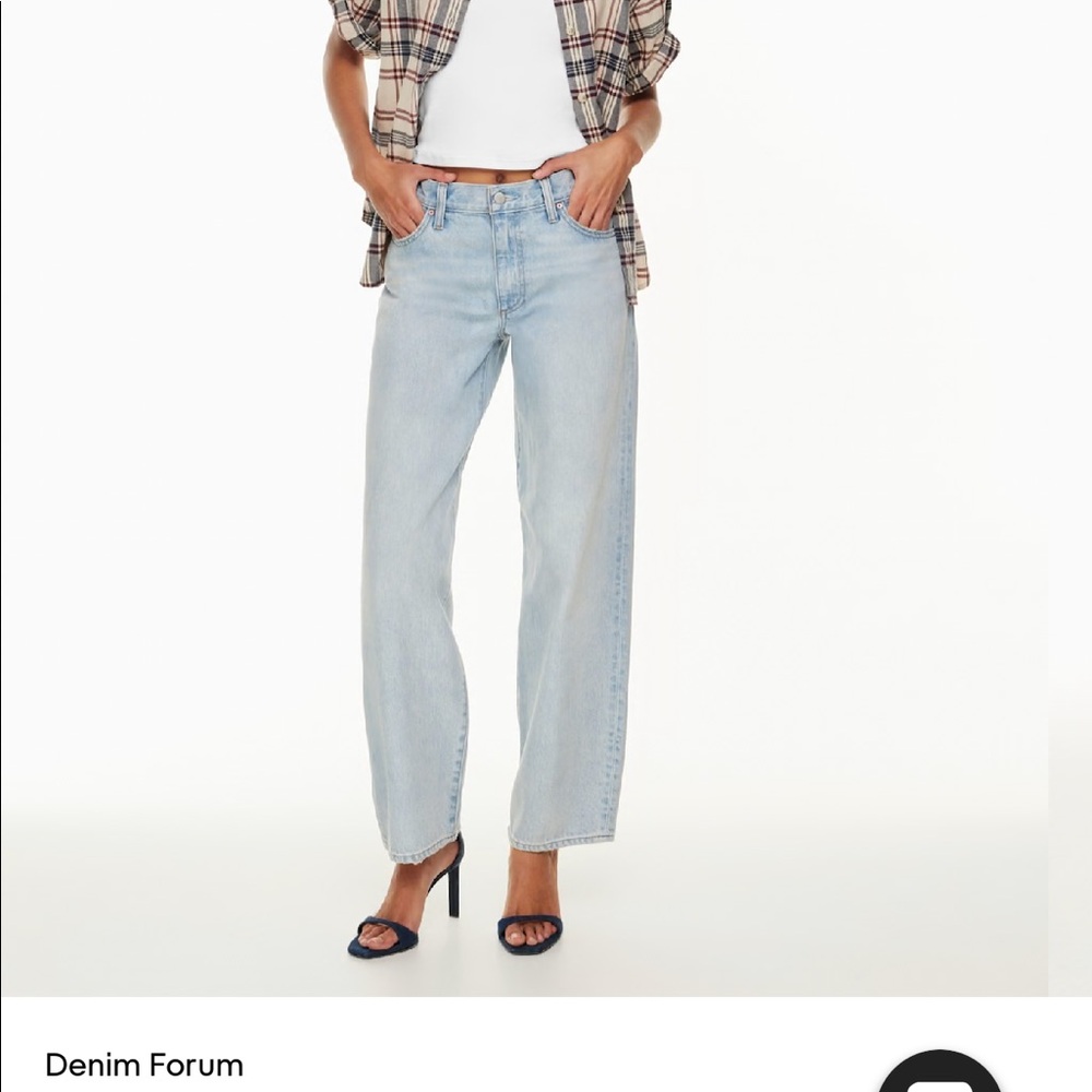 DENIM FORUM hi rise 90s baggy